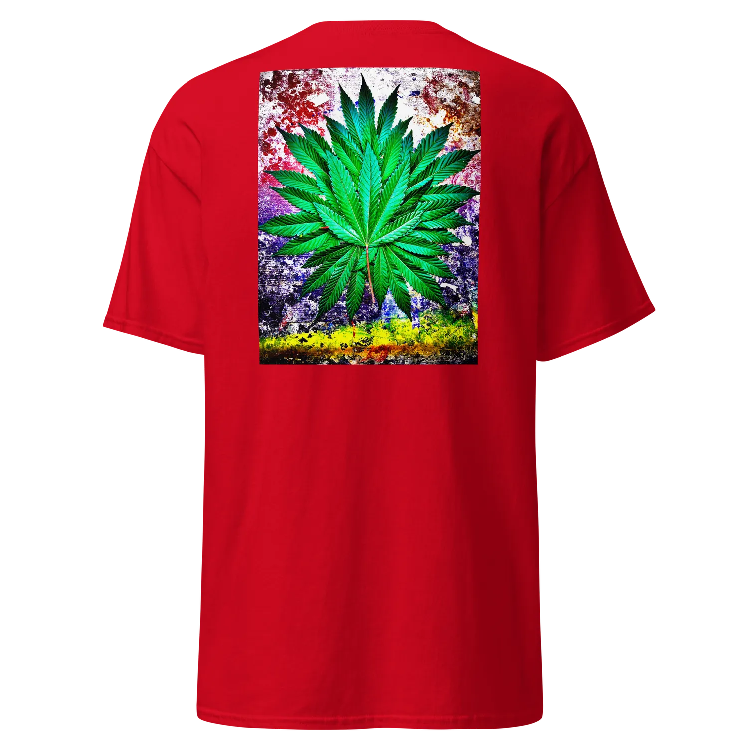 Razel Marijuana Tree Star T-shirt katoen S-5XL