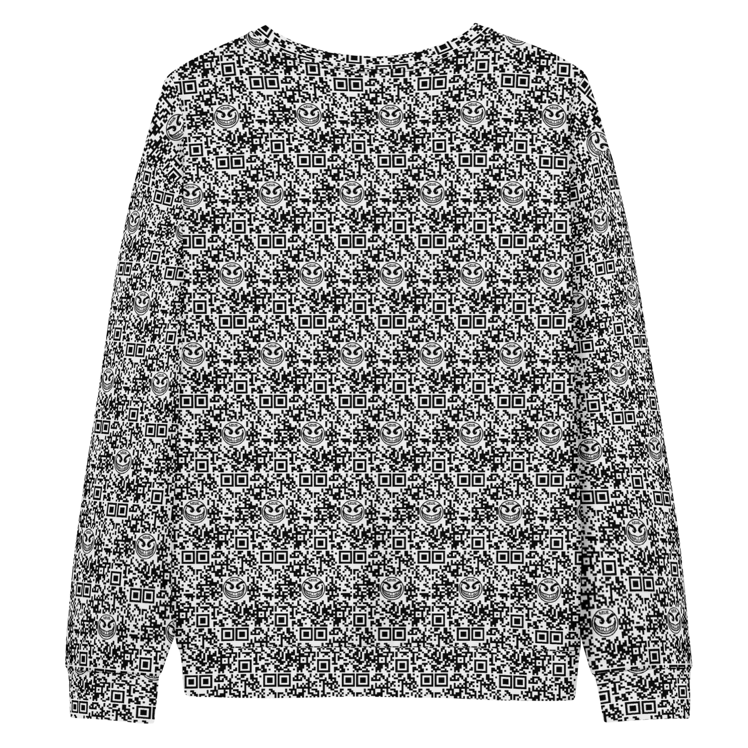 Razel Face QR Code sweater unisex fleece