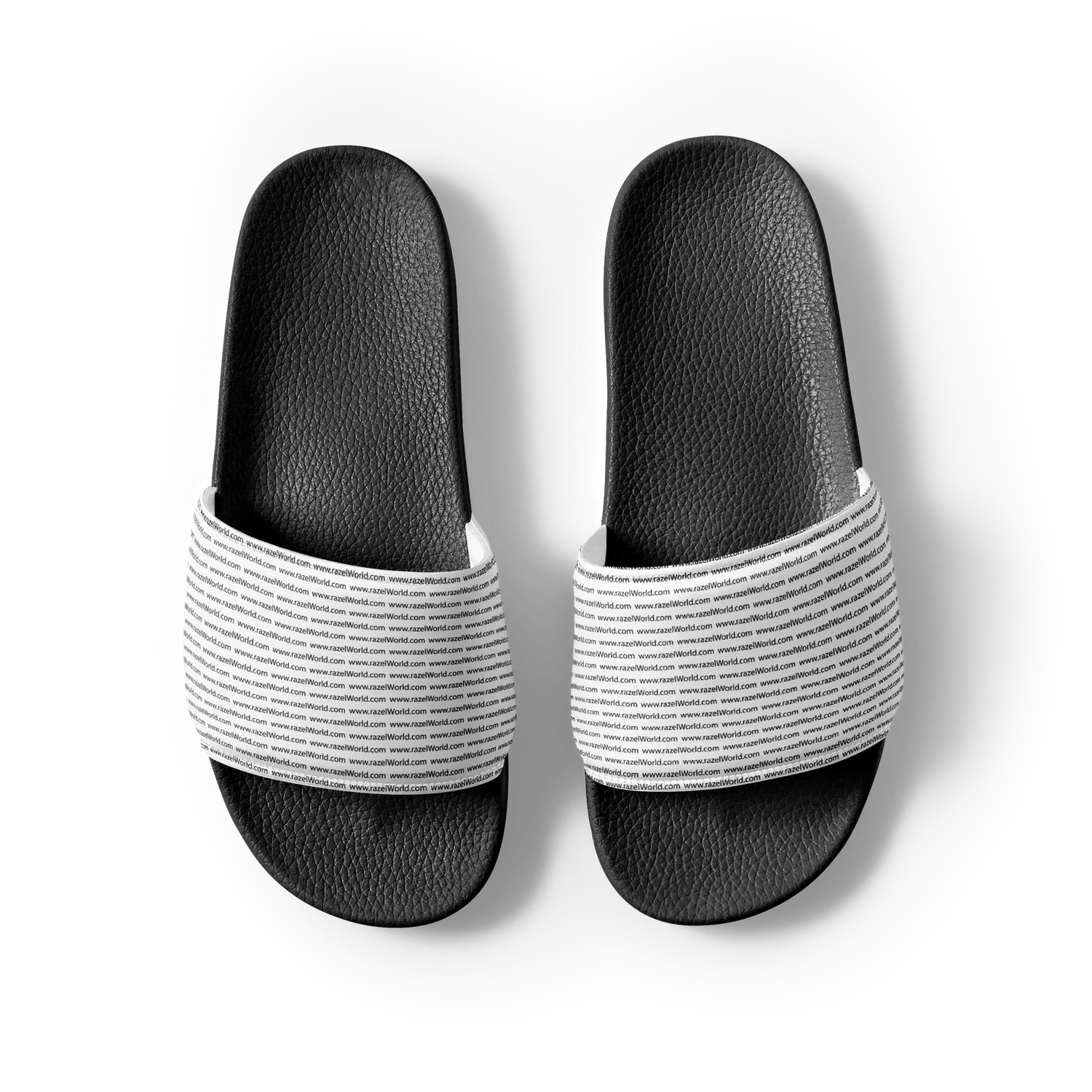 Razel www.RazelWorld slippers zwart met logo