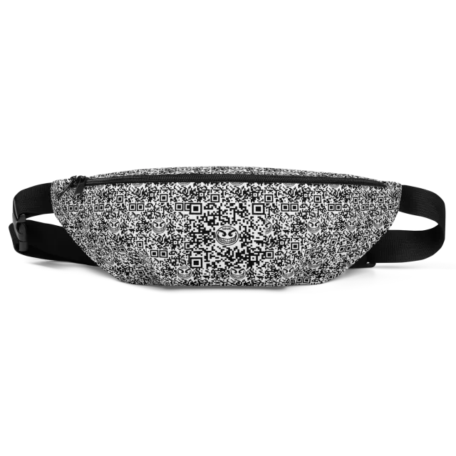 Razel Face QR Code Motif heuptas S/M waterafstotend