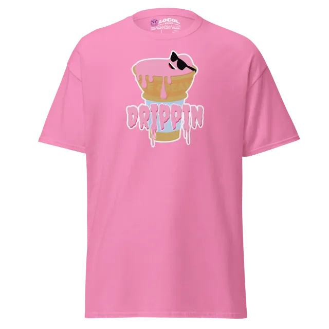 Razel Straight Drippin t-shirt wit middenprint