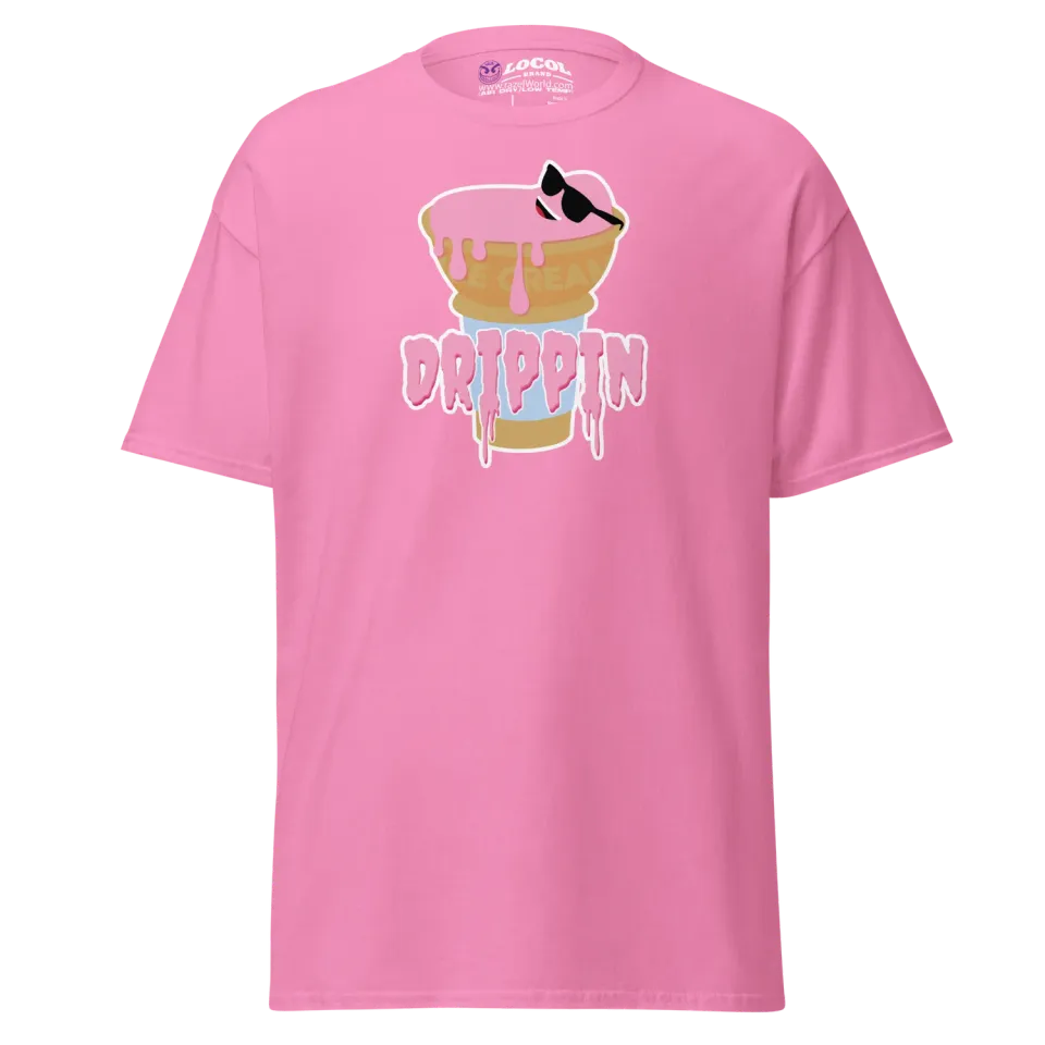 Razel Straight Drippin t-shirt wit middenprint
