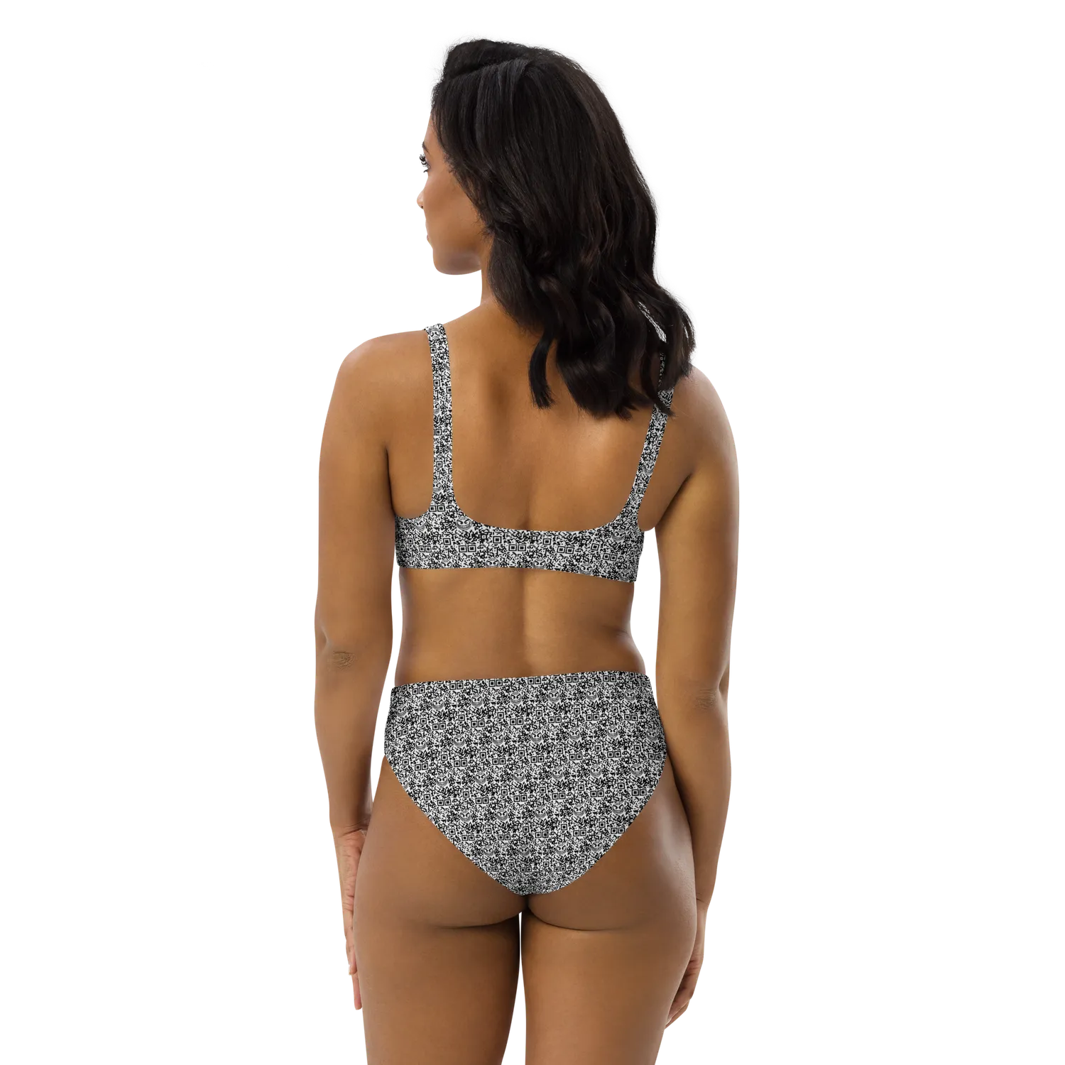 Razel Face QR Code bikini tweedelig padded XS-3XL