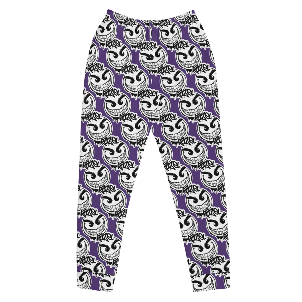 Razel Gang Drip Face Joggers dames fleece zwart