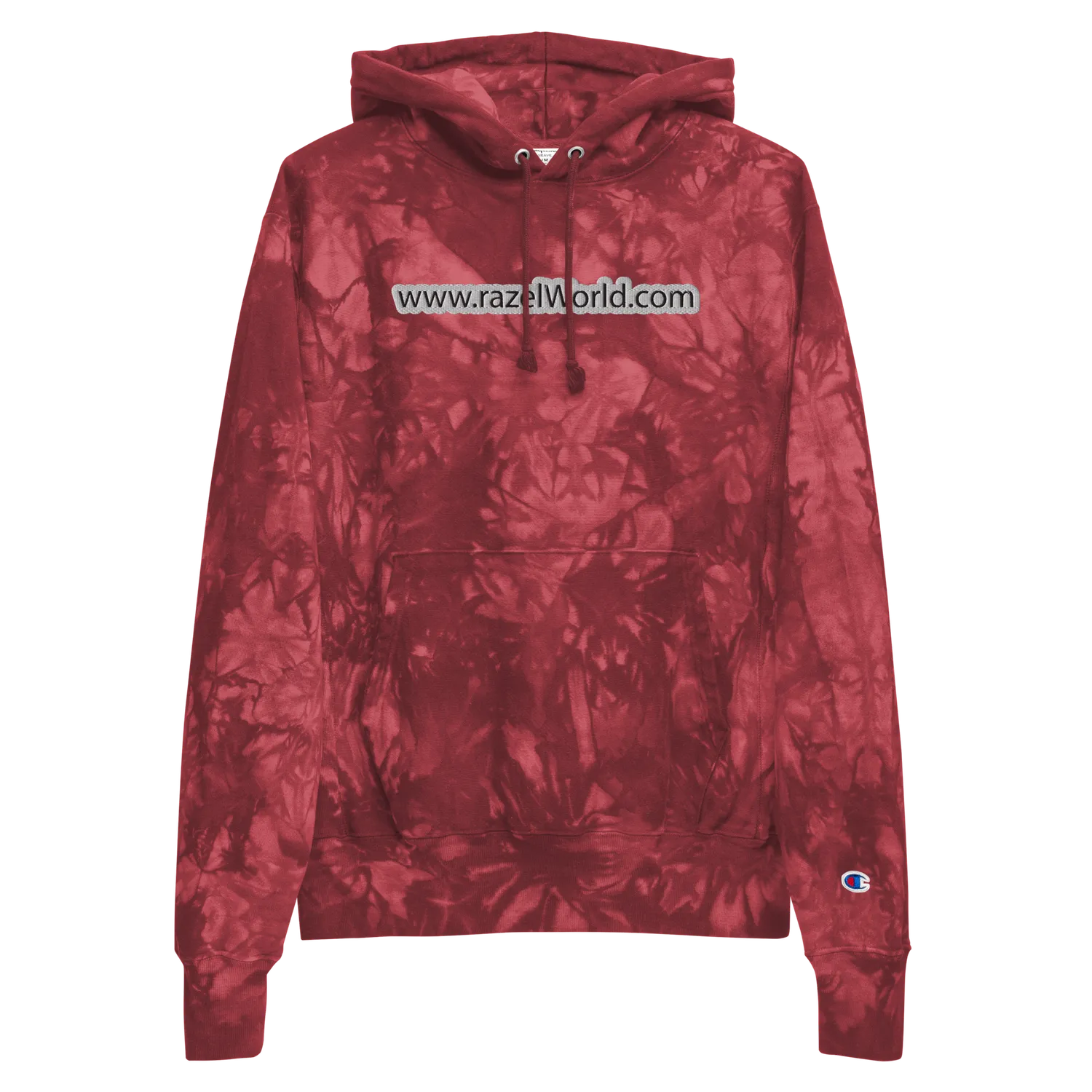 Razel Champion Tye-Dye hoodie zwart tie-dye katoen