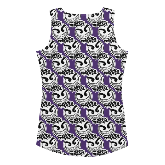 Razel Gang Drip Face Motif tanktop stretch