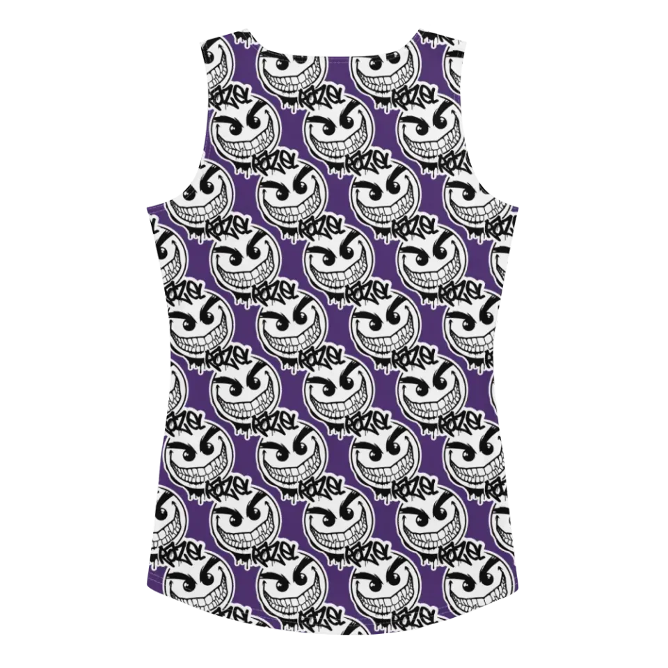 Razel Gang Drip Face Motif tanktop stretch