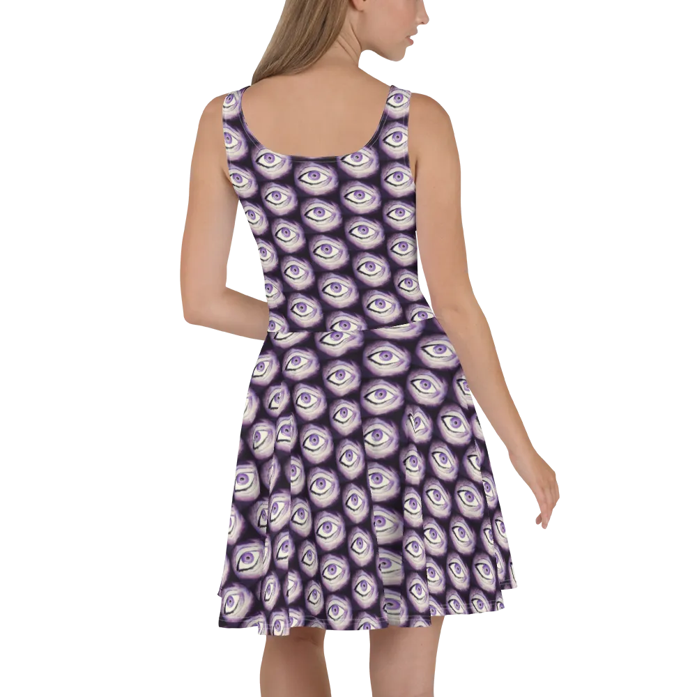 Razel Thousand Eyes Motif Sun Dress zonnejurk elastisch
