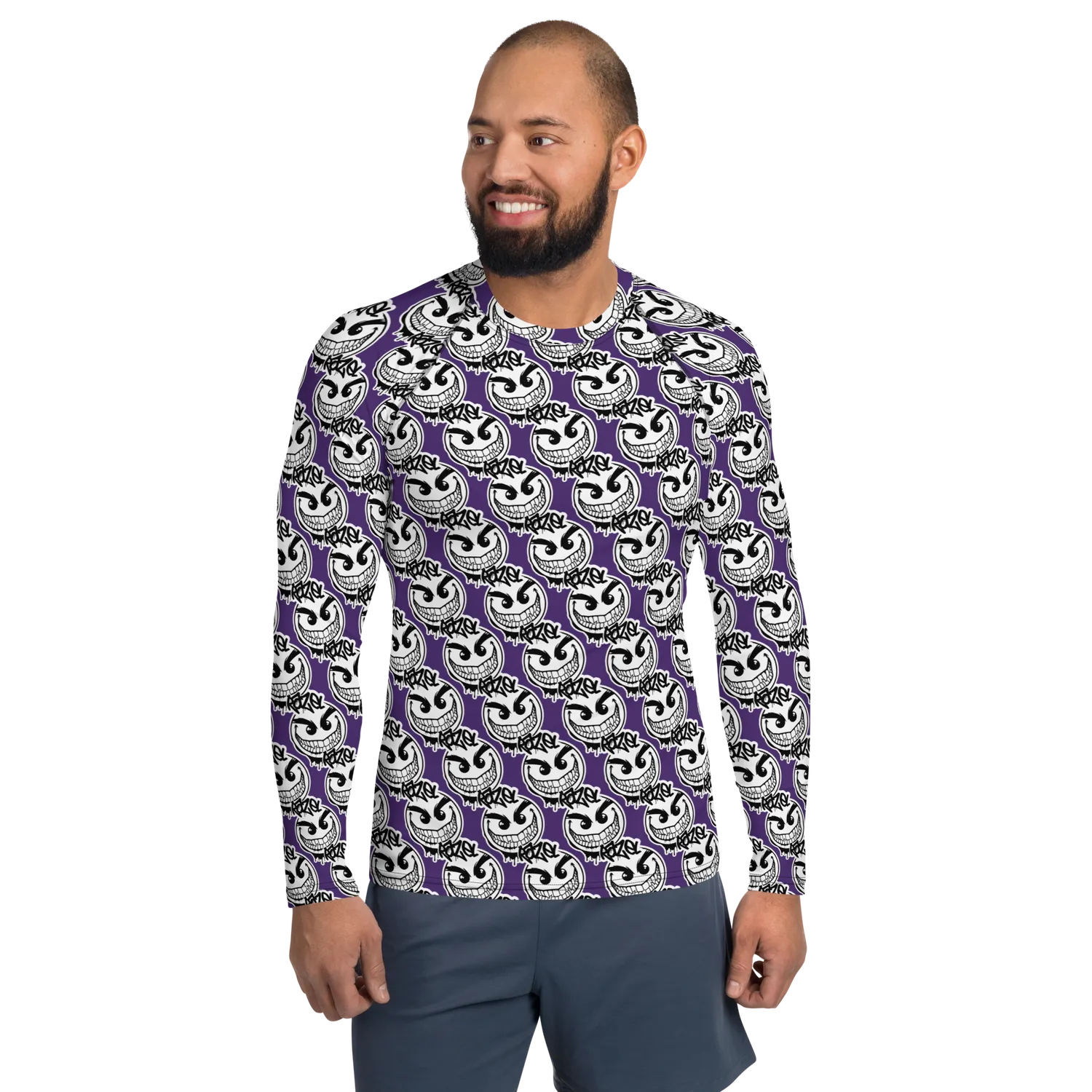 Razel Gang Drip Face Rashguard Lange Mouw UPF50+