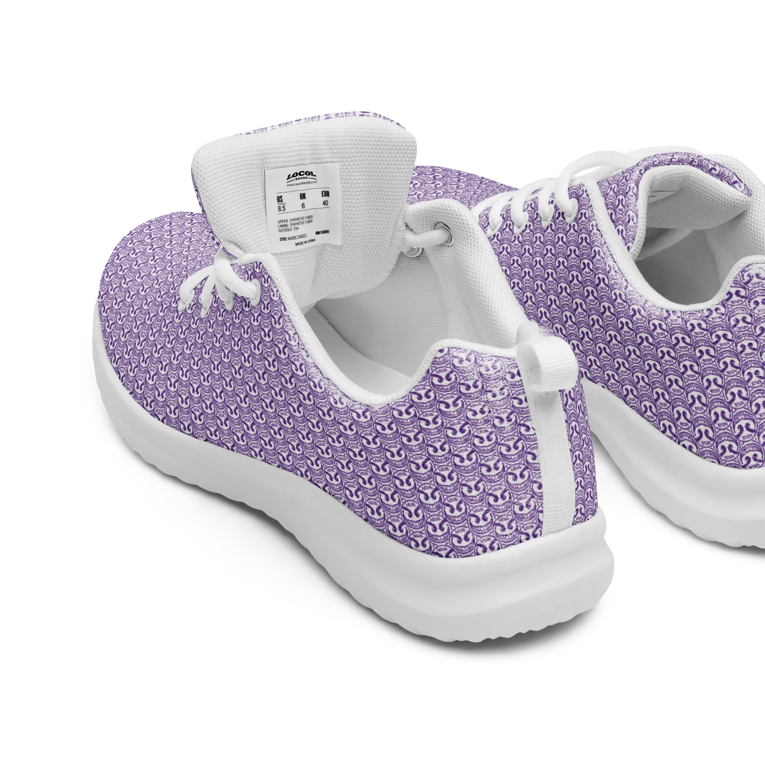 Razel Face Motif Sneakers flyknit lichtgewicht