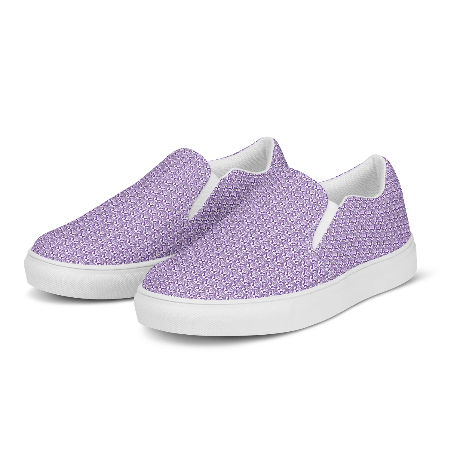 Razel Face Motif slip-ons canvas