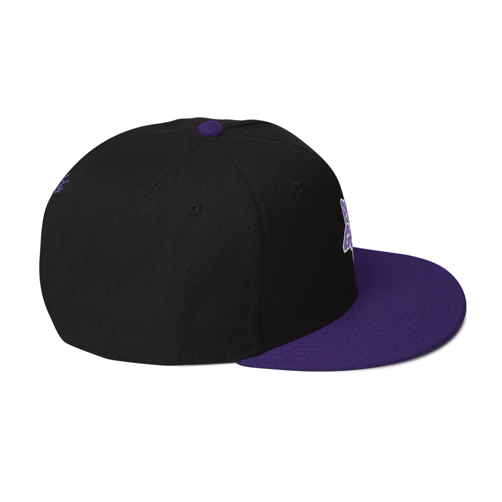 Razel Purp Gang Rock Star Snapback pet zwart