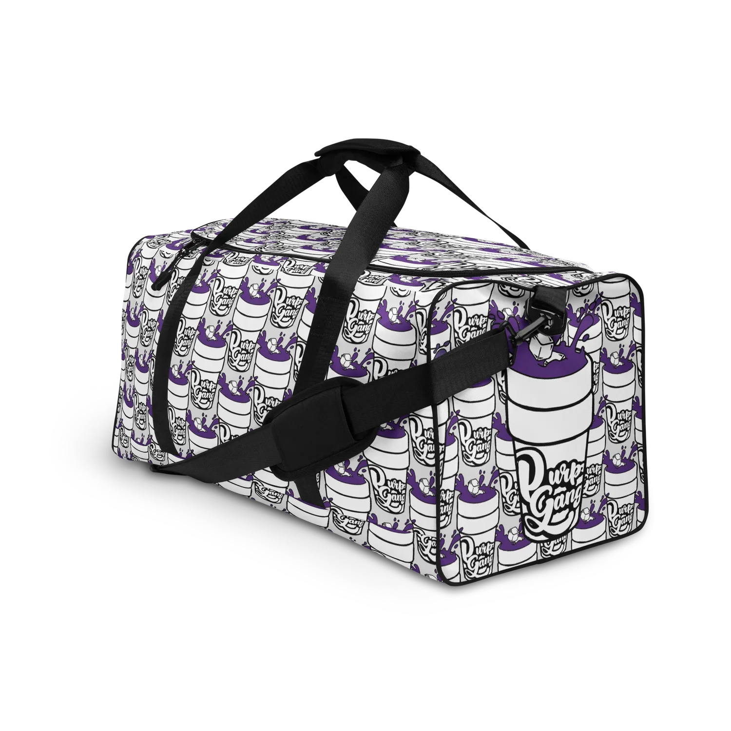 Razel Purp Gang Double Cup sporttas zwart reistas