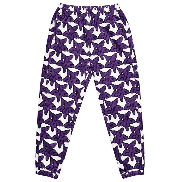 Razel Purp Gang Rock Star Motif trainingsbroek zwart waterafstotend
