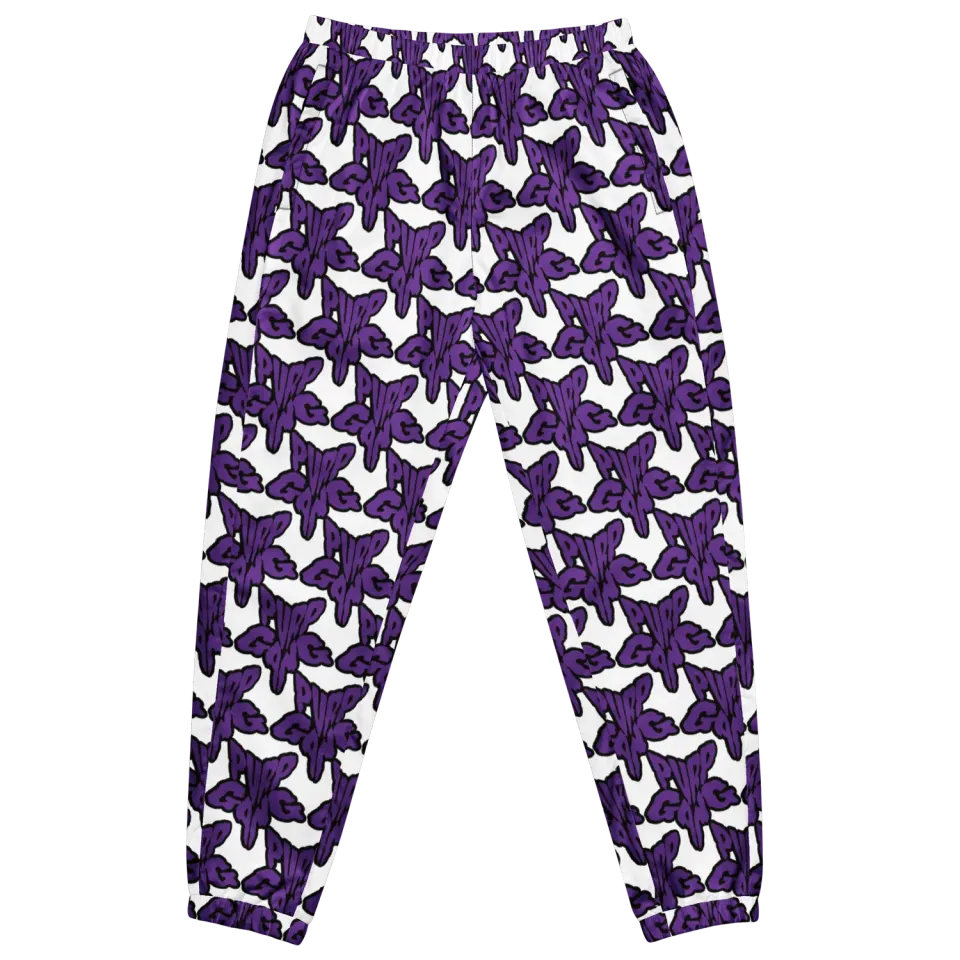 Razel Purp Gang Rock Star Motif trainingsbroek zwart waterafstotend