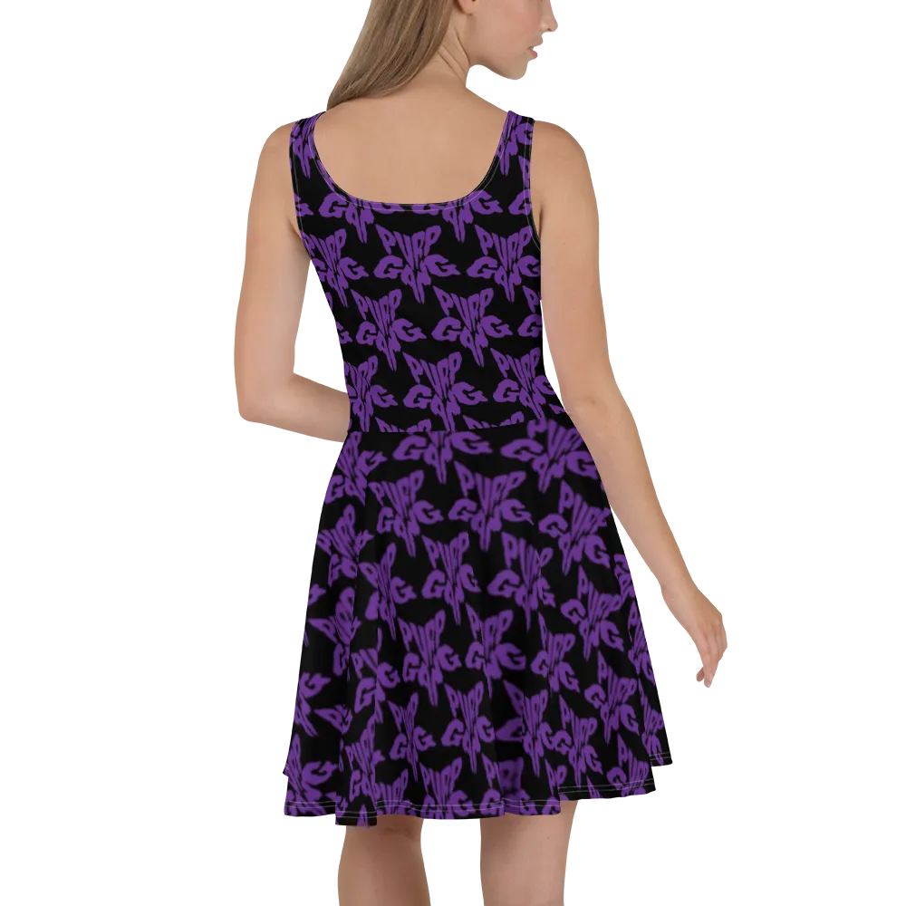 Razel Purp Gang Rock Star zomerjurk flare XS-3XL