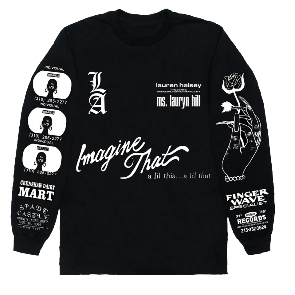 Lauryn Hill MLH x Lauren Halsey longsleeve officiële tour