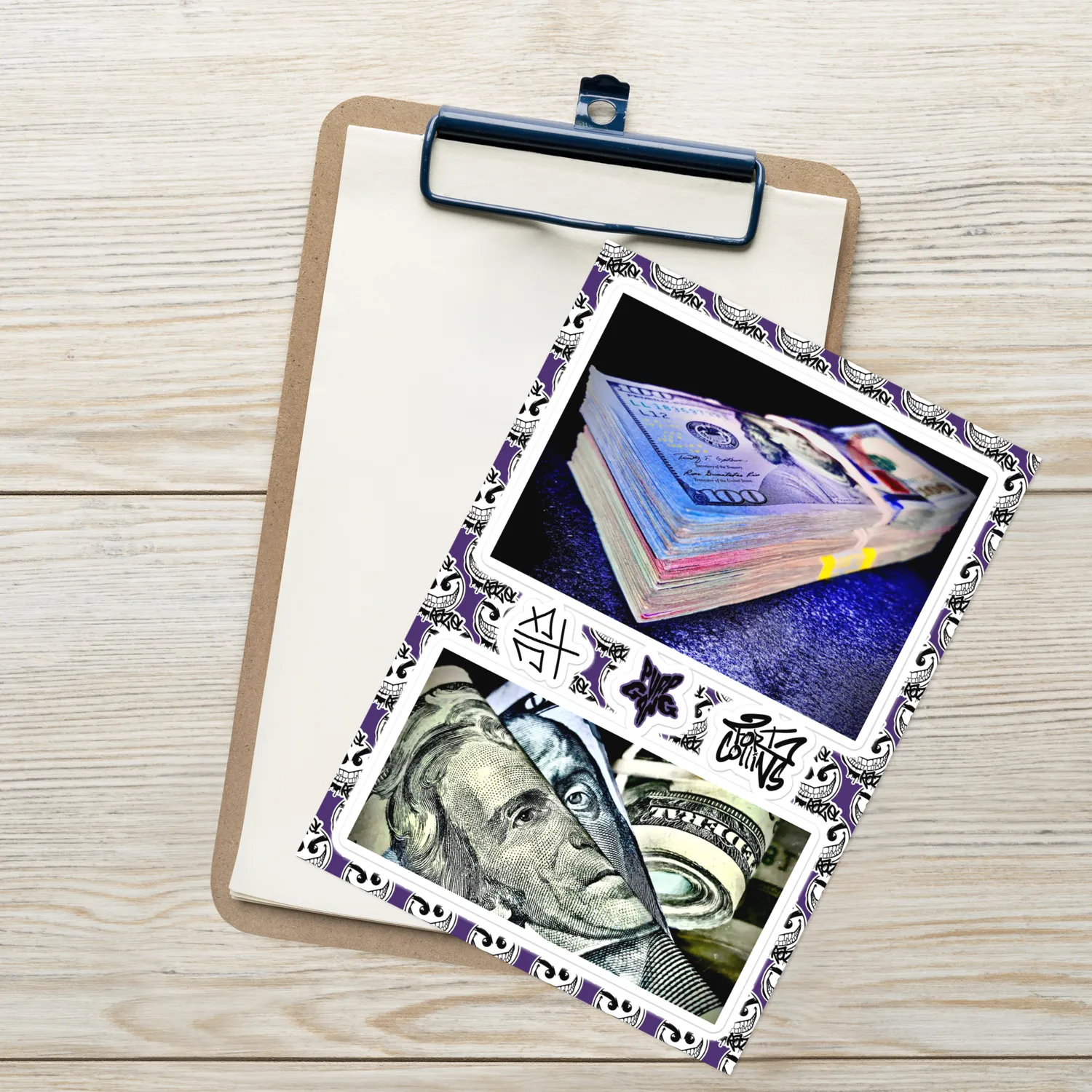Razel Money Shot stickervel glanzend