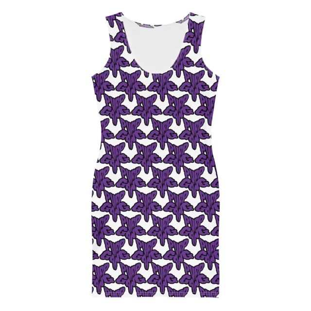 Razel Purp Gang Rock Star Classy jurk stretch