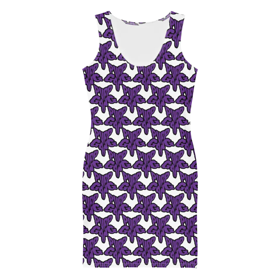 Razel Purp Gang Rock Star Classy jurk stretch