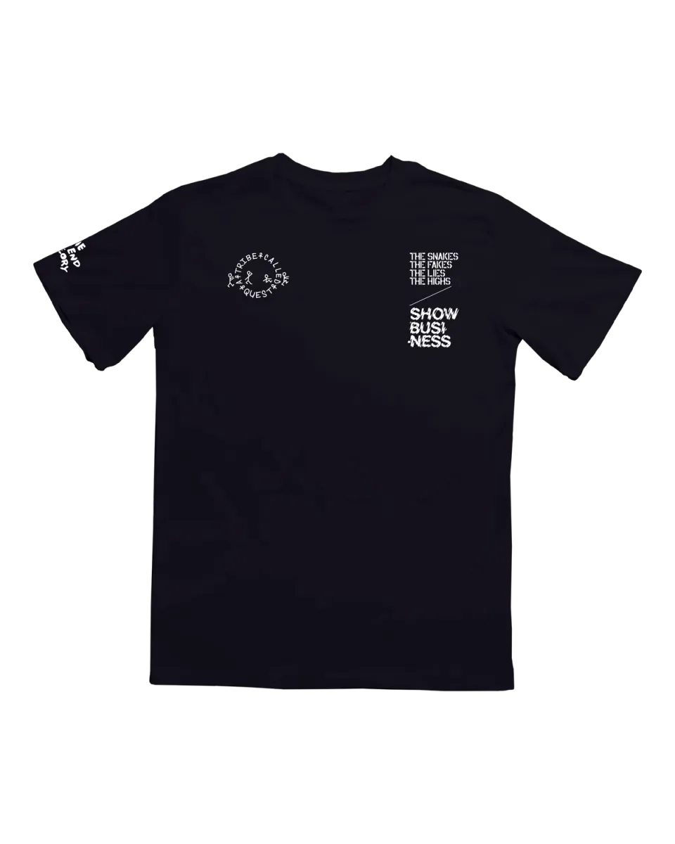 Tribe Called Quest Low End Theory Show Biz T-shirt zwart katoen