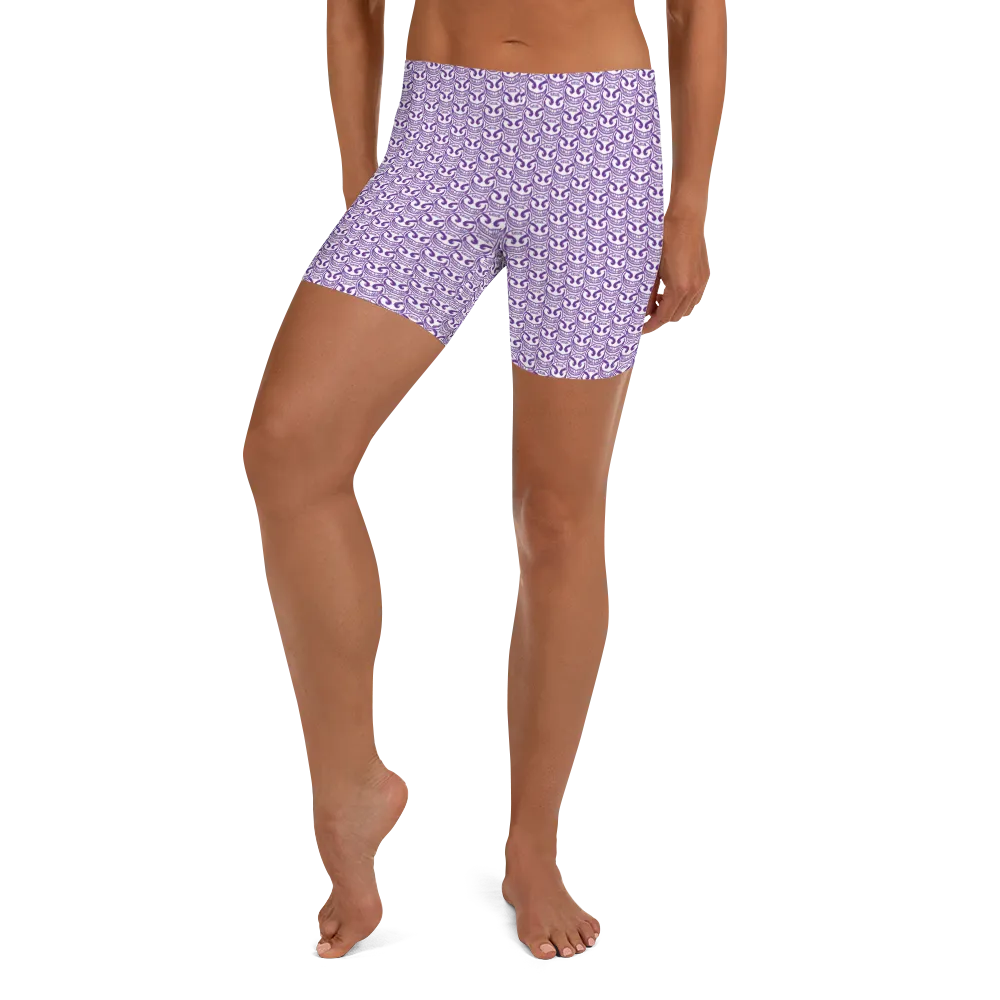 Razel Face Motif short microfiber stretch