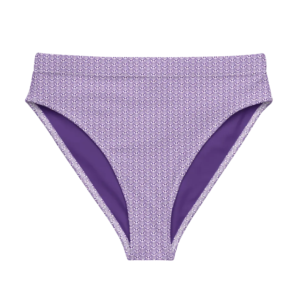 razel Face Motif Bikini Broekje high waist print