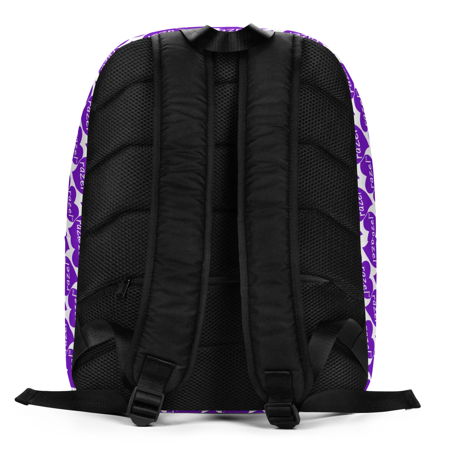 Razel Purple Hearted Motif Minimalist Rugzak 20L