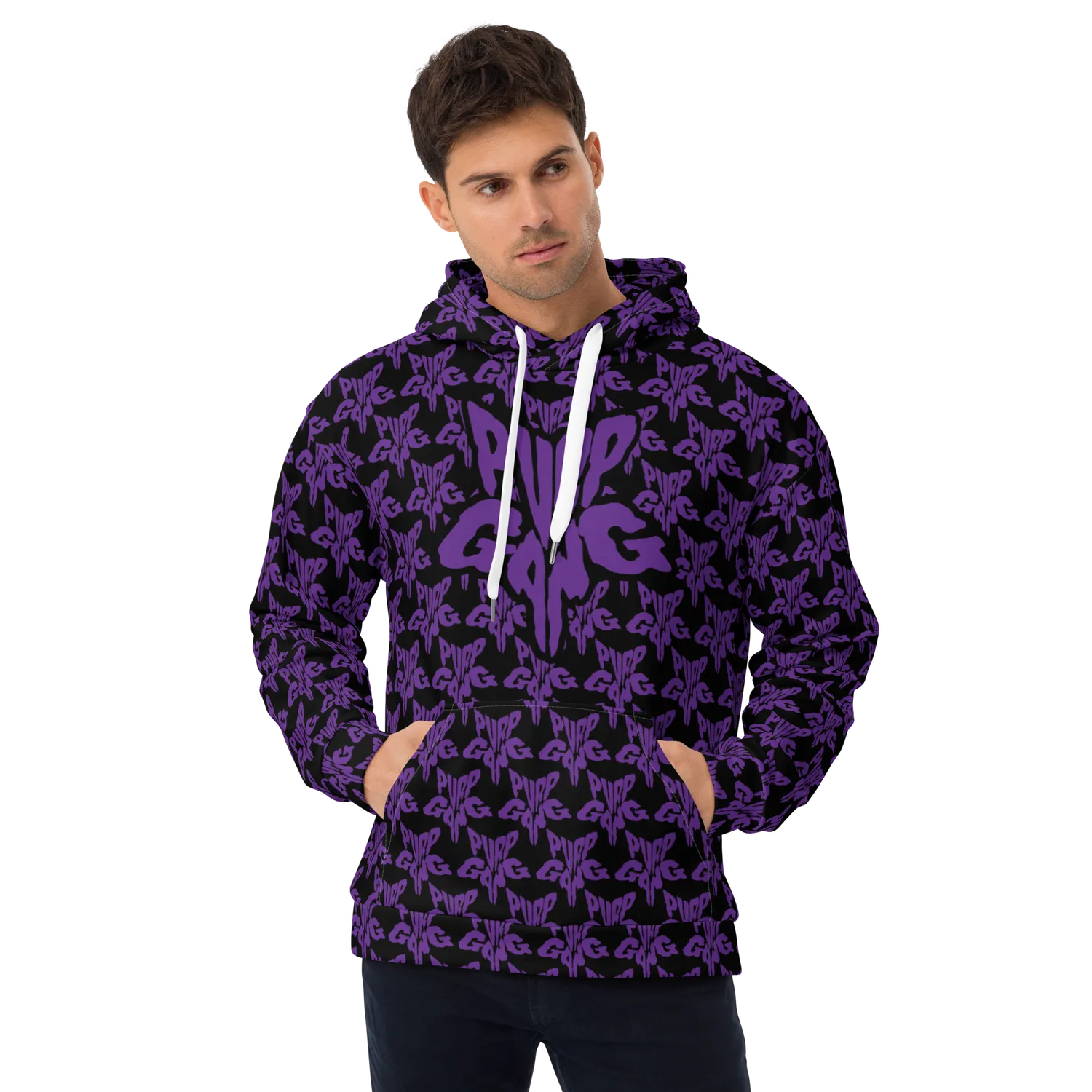 Razel Purp Gang Rock Star hoodie unisex fleece