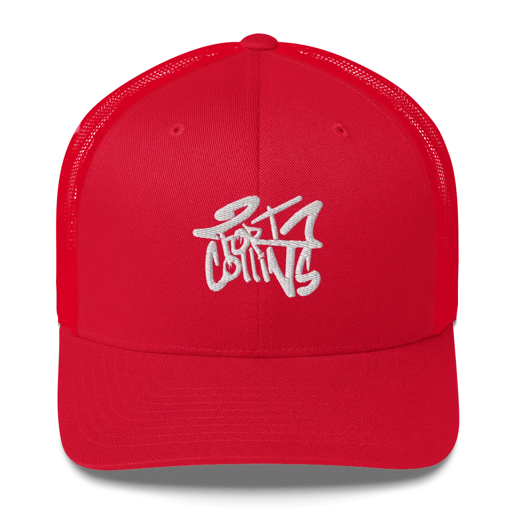 Razel Fort Collins trucker pet wit katoen