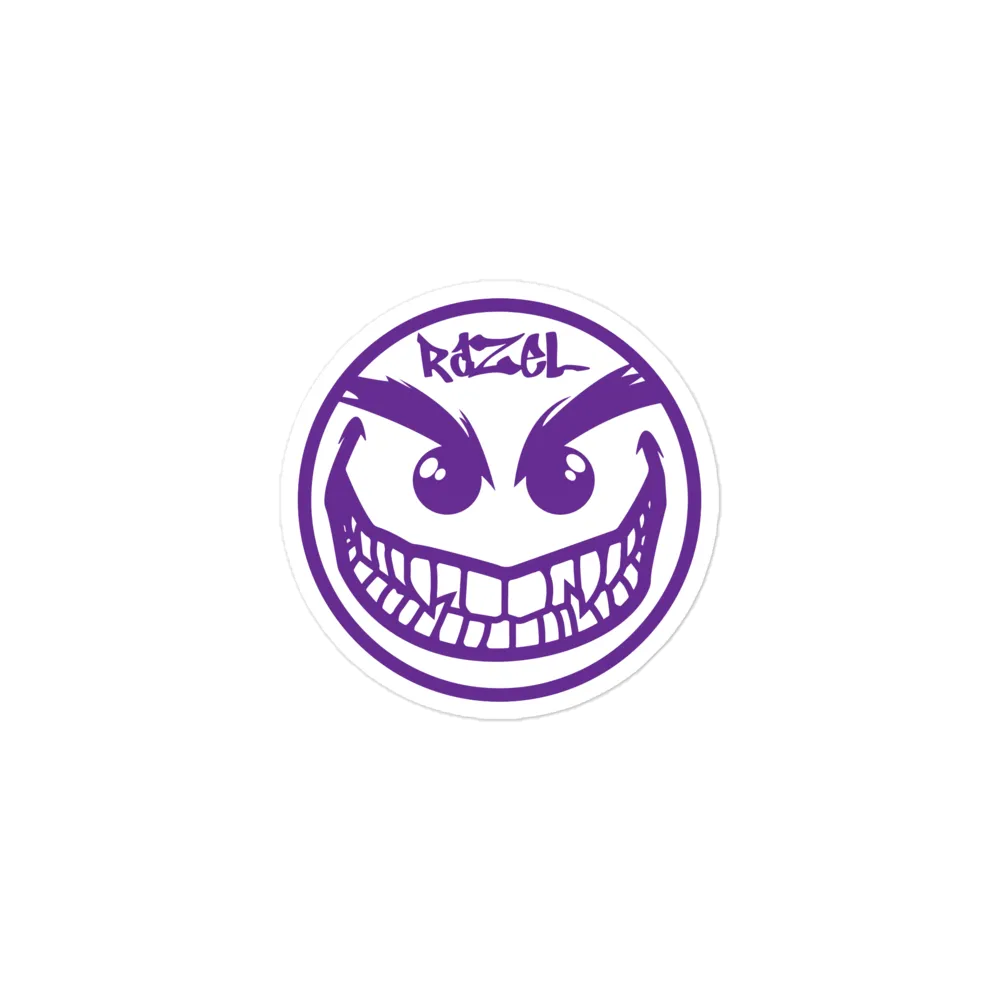 razel Face Sticker vinyl 7,6 cm waterproof