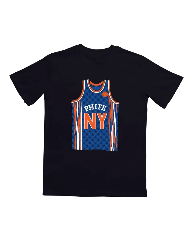 Tribe Called Quest NY Phife T-shirt zwart heavyweight katoen