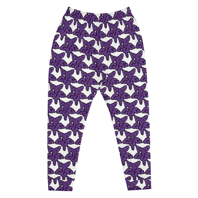Razel Purp Gang Rock Star Joggers Heren Slim Fit Fleece