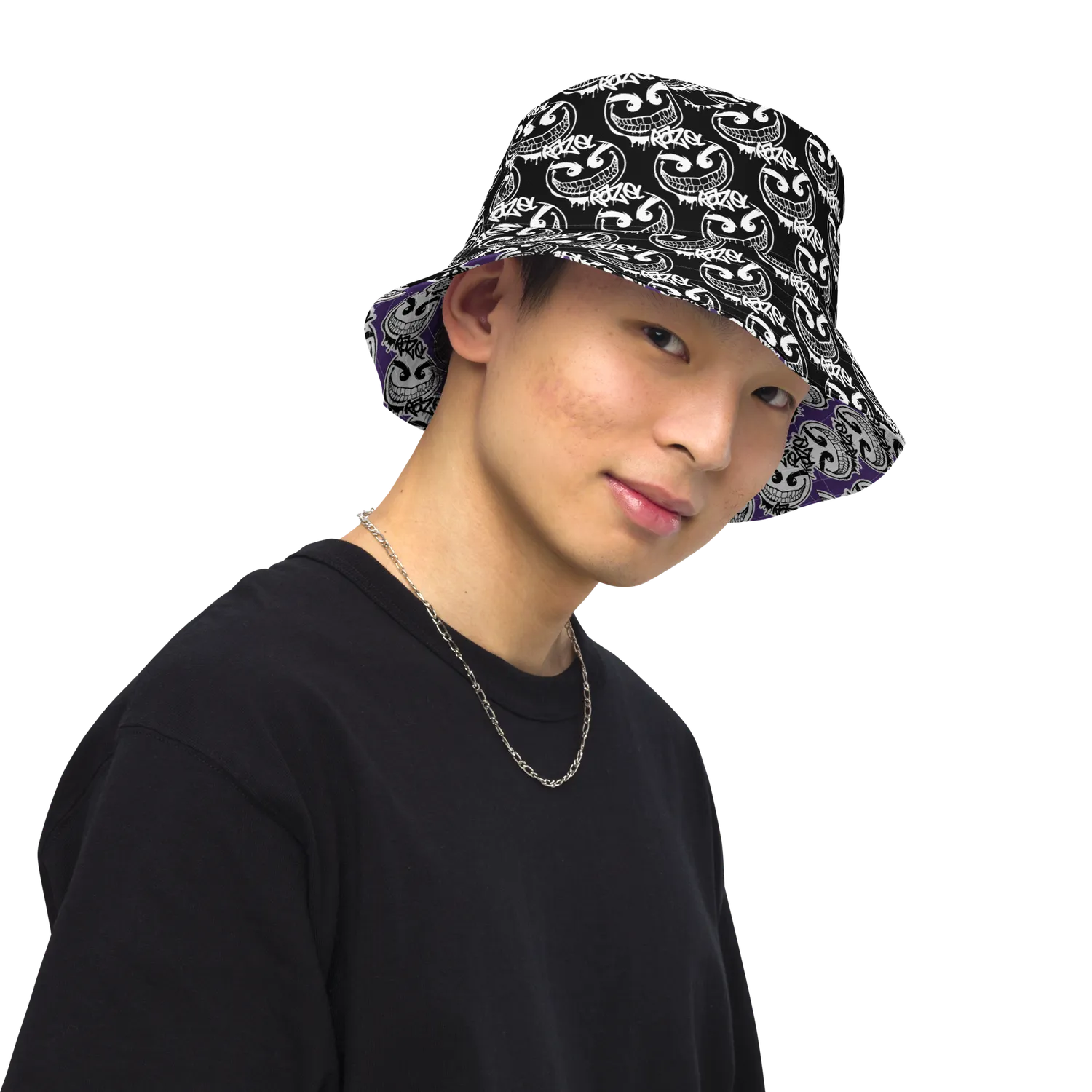 Razel Gang Drip Face bucket hat omkeerbaar
