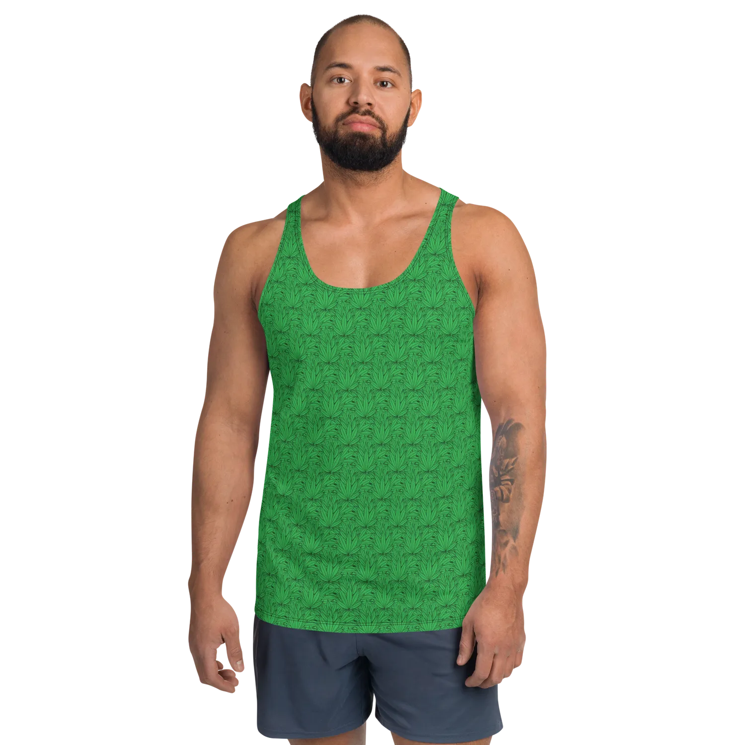 Razel Marijuana Tree Star tanktop heren