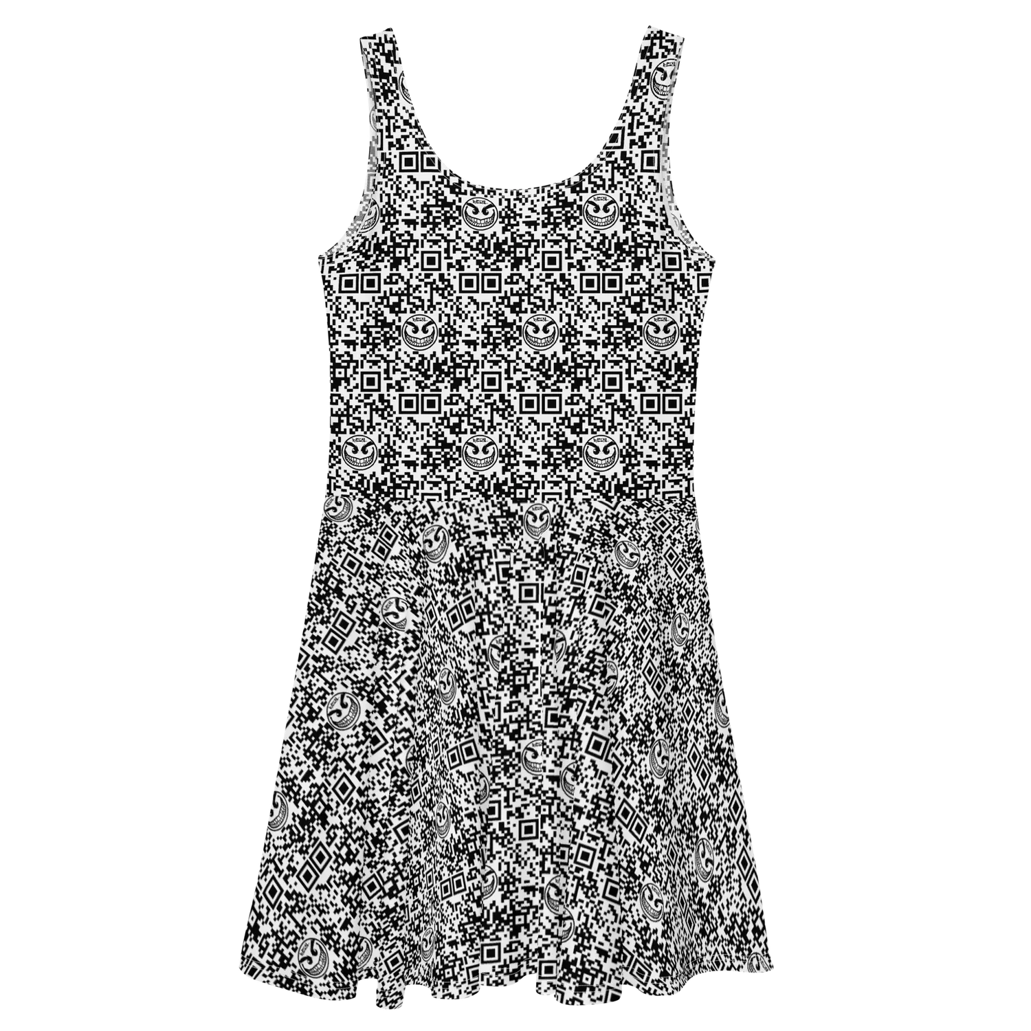 Razel Face QR Code Motif zomerjurk skater