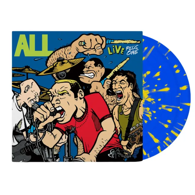 Descendents Live Plus One 2xLP vinyl blauw/geel