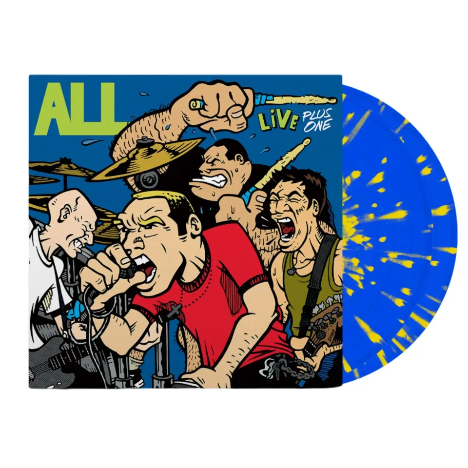 Descendents Live Plus One 2xLP vinyl blauw/geel