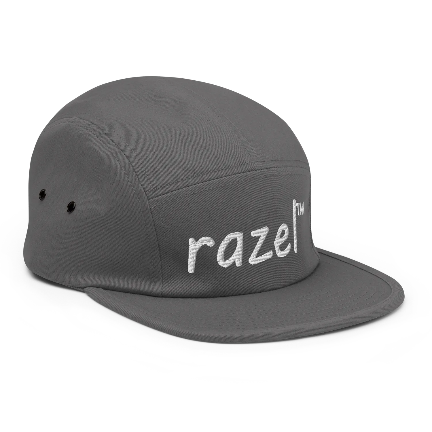 Razel 5 Panel Cap pet wit katoen