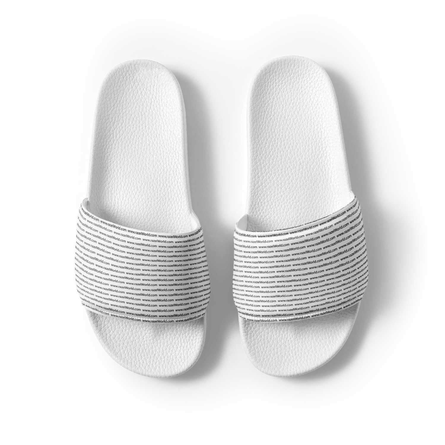 Razel www.RazelWorld slippers zwart met logo