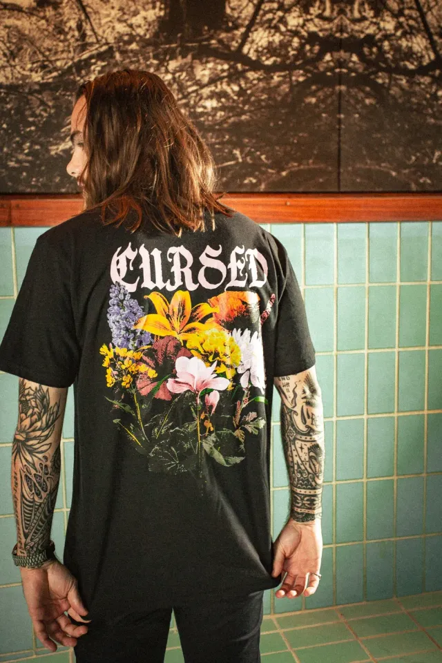 Paleface Swiss The Cursed Flower shirt bloemenprint