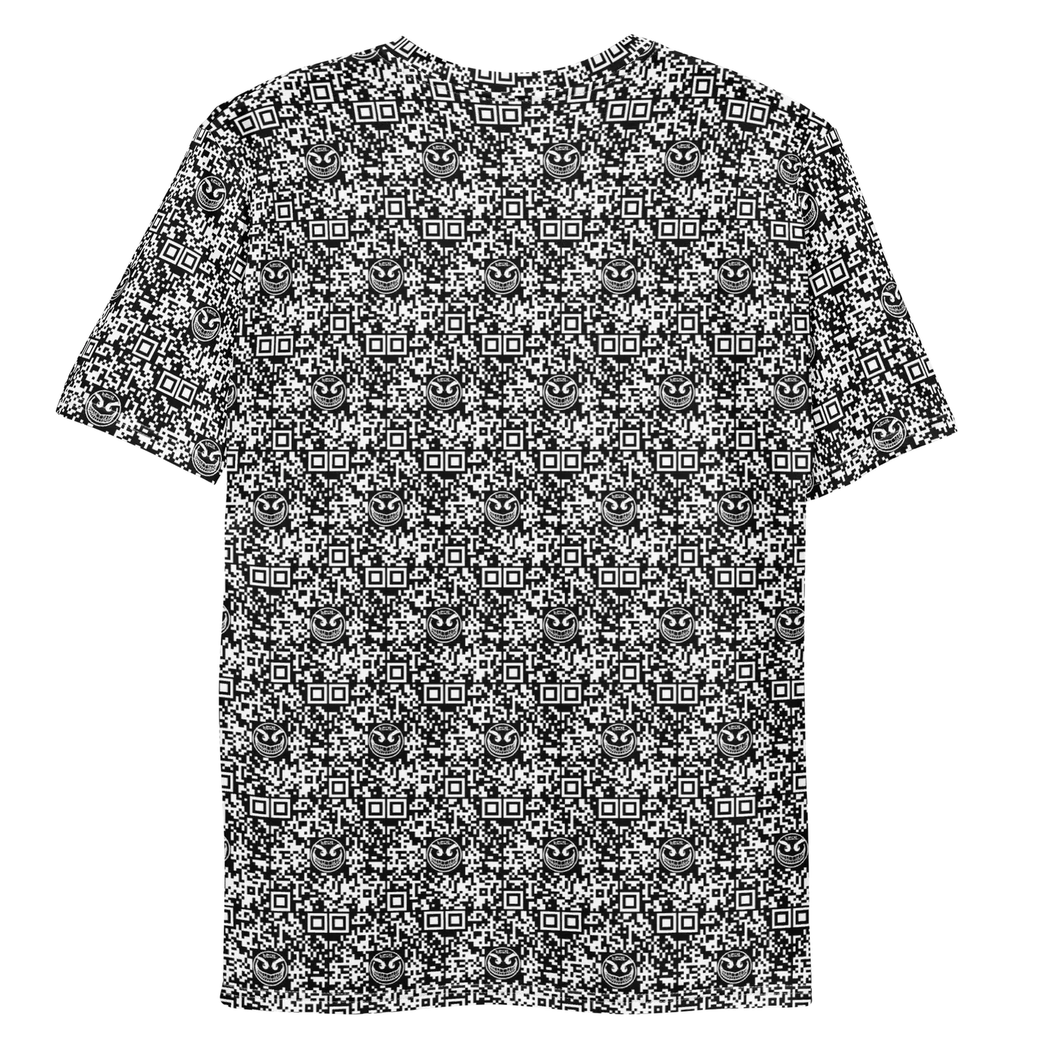 Razel Face QR Code T-shirt stretch regular fit