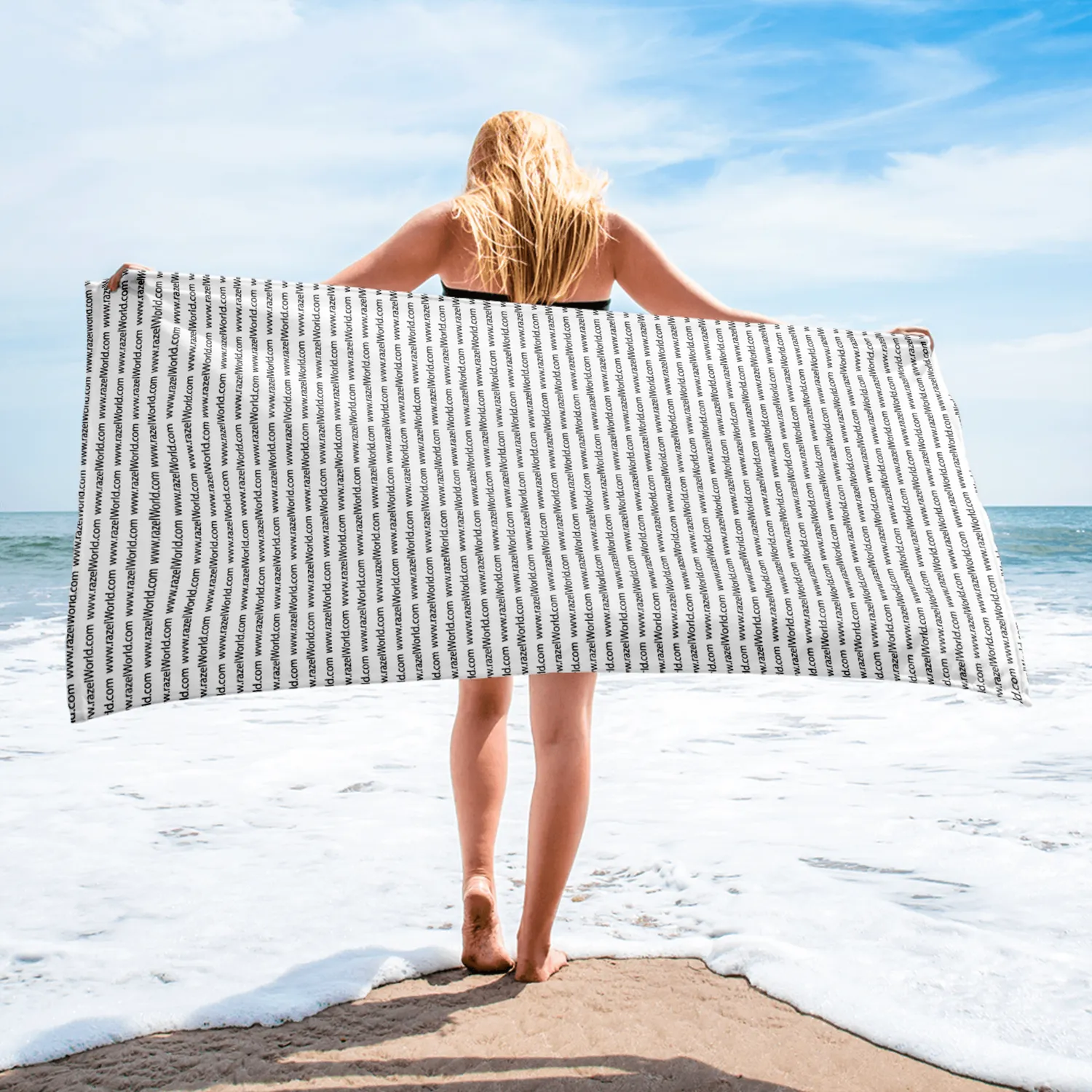 Razel razelWorld strandlaken 76x152 katoenmix