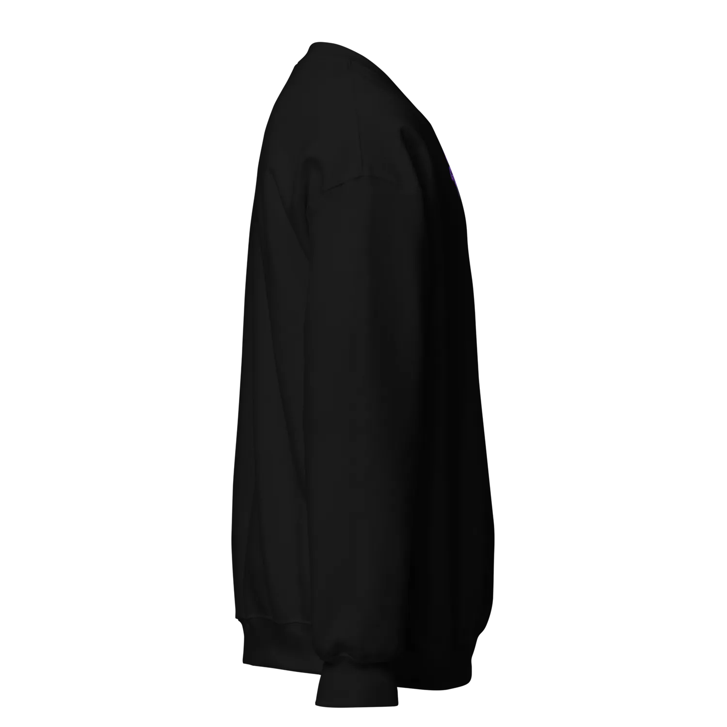 Razel Purp Gang Rock Star sweater zwart geborduurd
