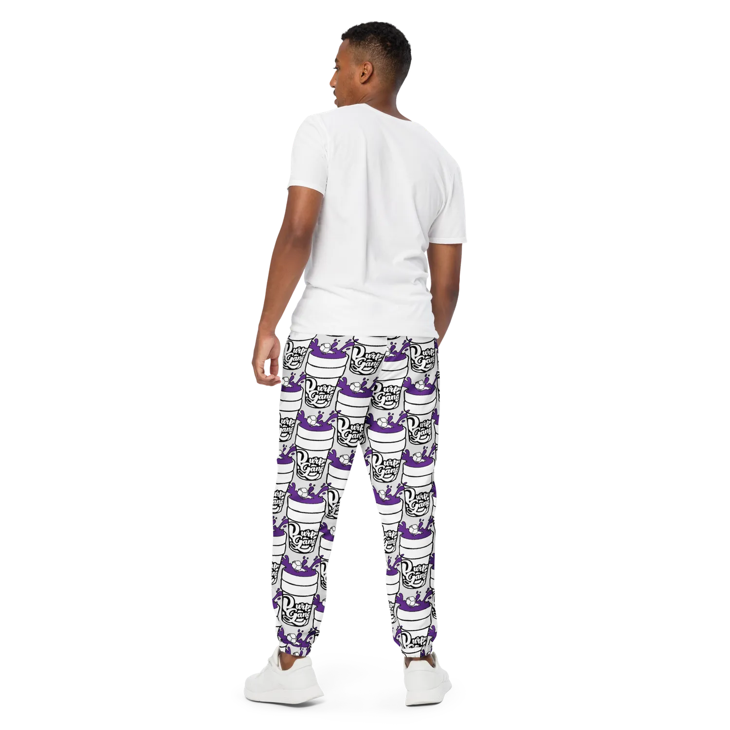 Razel Purp Gang Double Cup trainingsbroek zwart waterafstotend