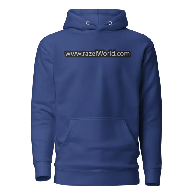 Razel www.razelWorld.com Inverted hoodie zwart katoen