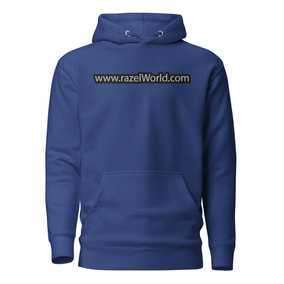 Razel www.razelWorld.com Inverted hoodie zwart katoen