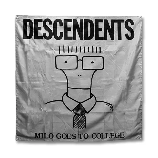 Descendents Milo Goes To College wandvlag wit 46 inch