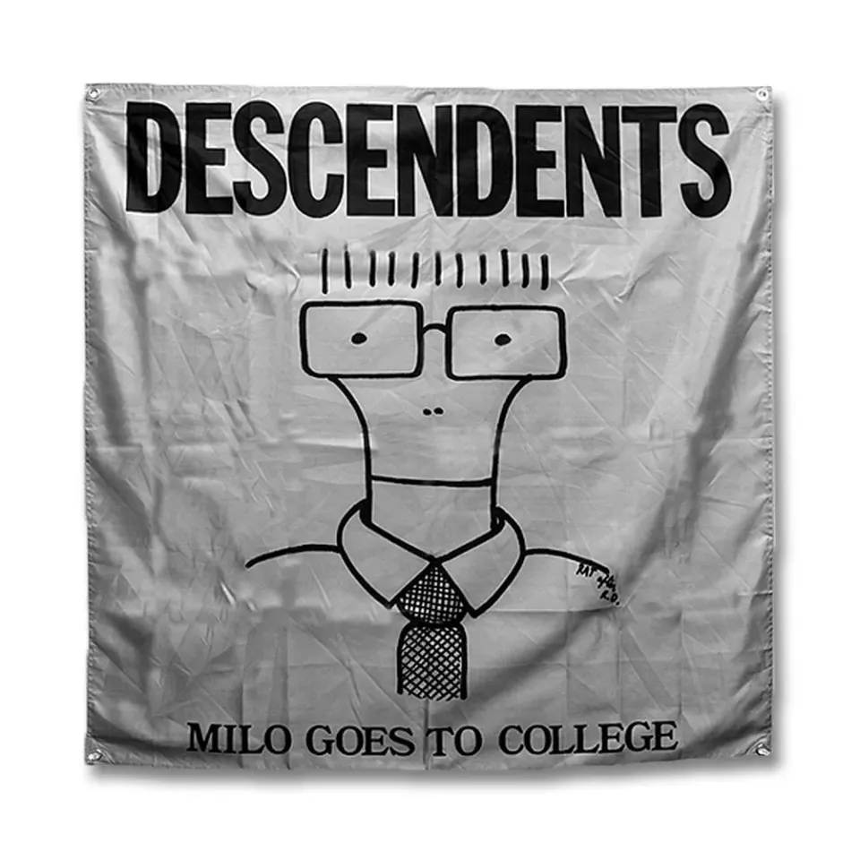Descendents Milo Goes To College wandvlag wit 46 inch