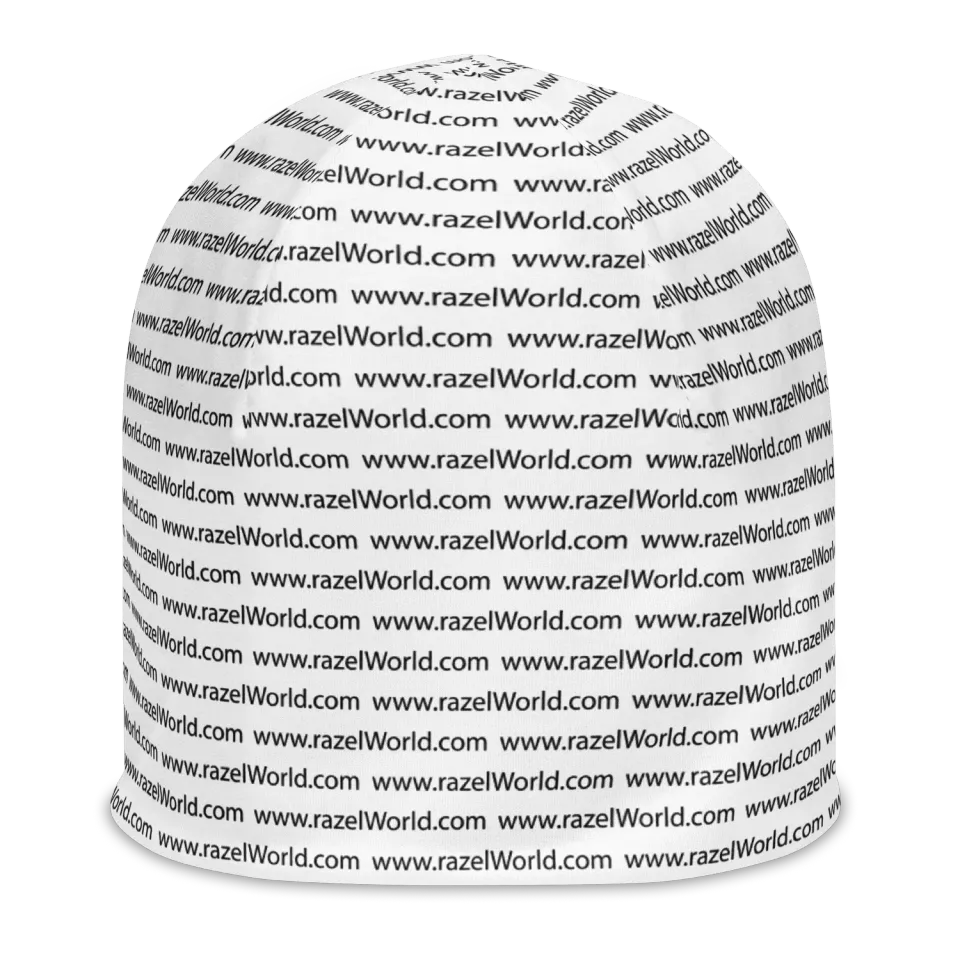 Razel RazelWorld Motif Beanie Maat M